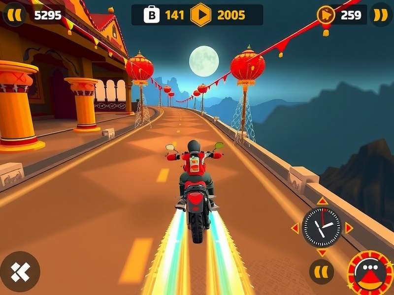 Helix Racer Extreme gameplay in Indian setting